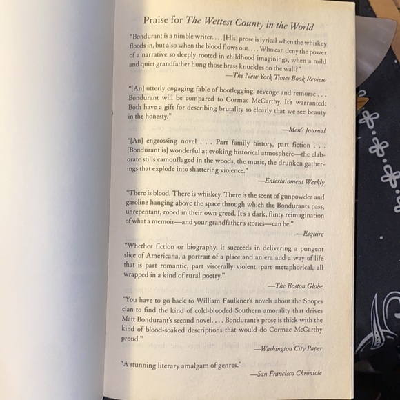 The Wettest County in the World: A Novel Based on a True Story by:Matt Bondurant - Picture 2 of 7